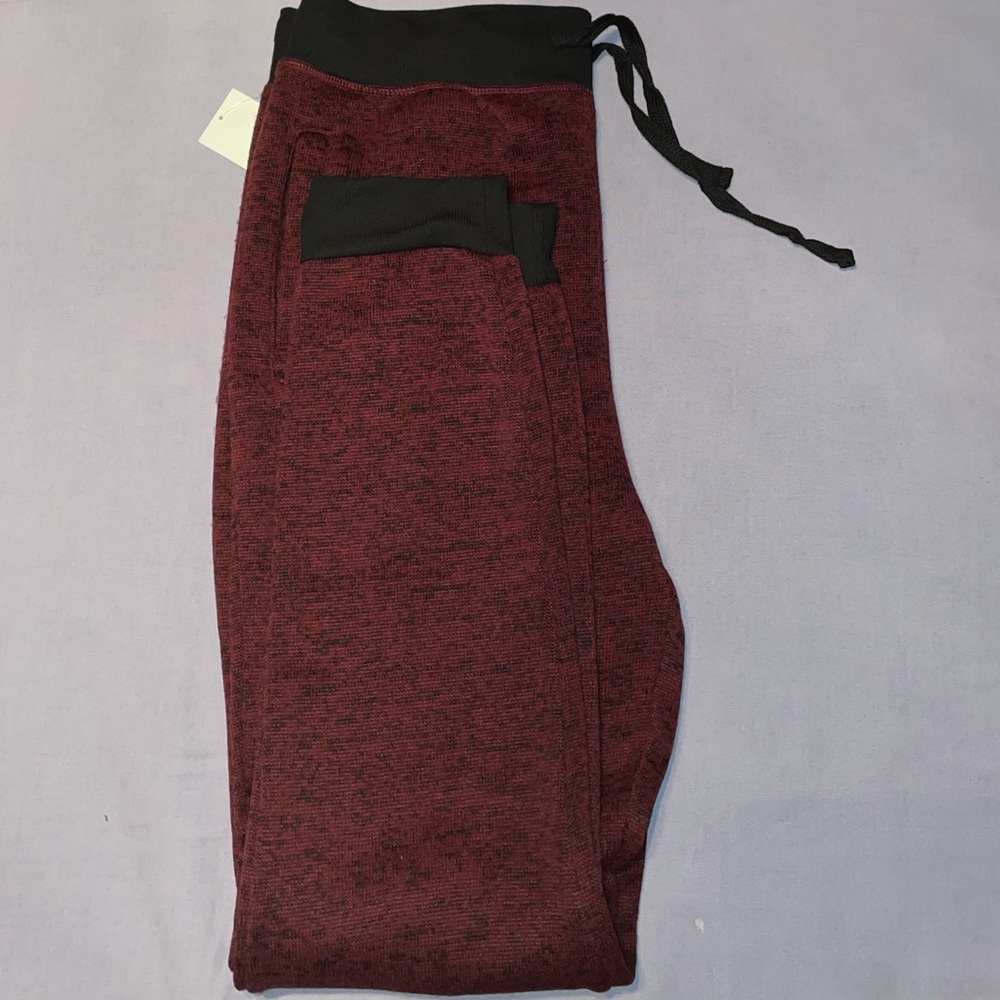 Kohl's Red & Black Joggers Men Size L